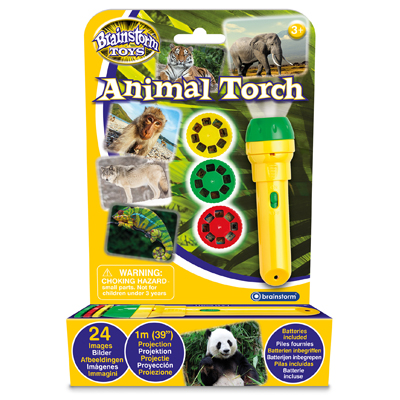 Project Wildlife Nature Photos Children's Animal Torch and Projector Toy