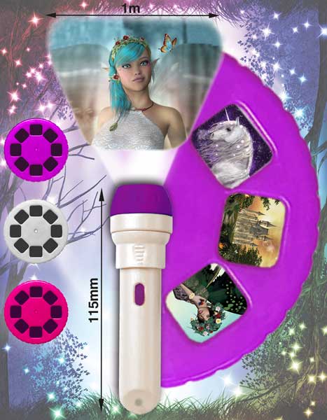 Girls' unicorn fairy torch Projector gift toy Fun children play/learn game Kids' 
