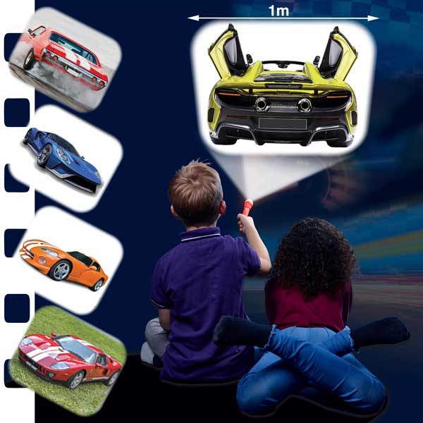 Brainstorm Toys Super Cars Torch And Projector Educational Toys For Children 