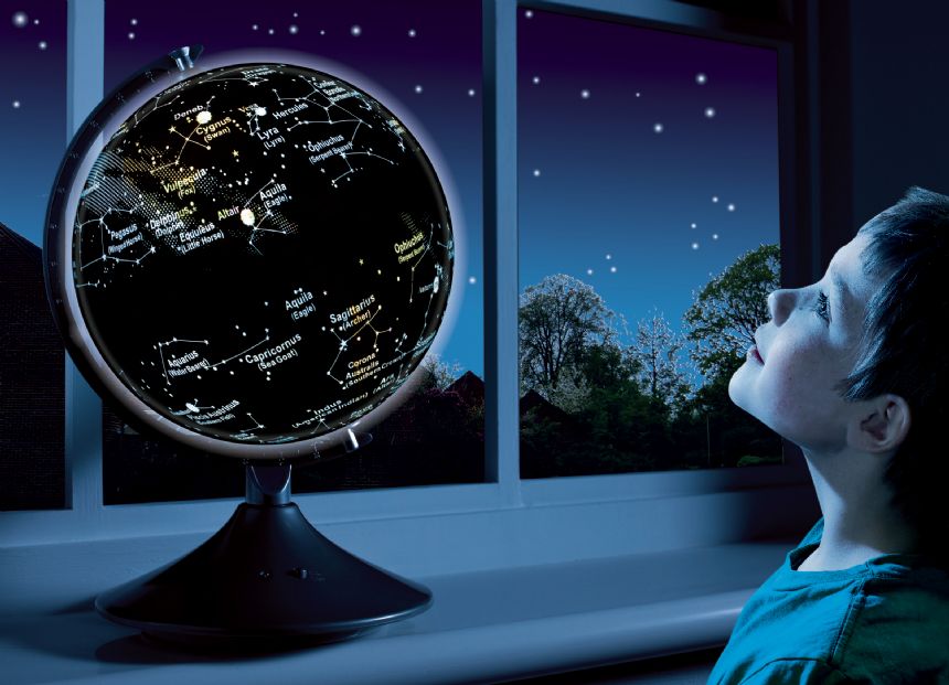 Brainstorm 2 in 1 Globe Earth and Constellations Illuminated 