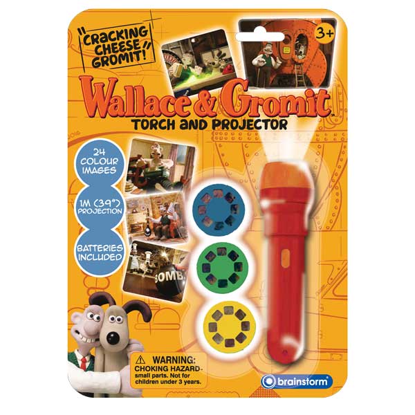 Brainstorm Wallace Y Gromit Toys-Antorcha Y Proyector 
