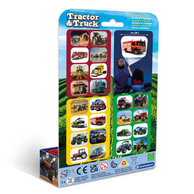Brainstorm Toys Tractor & Truck Torch & Projector - 39